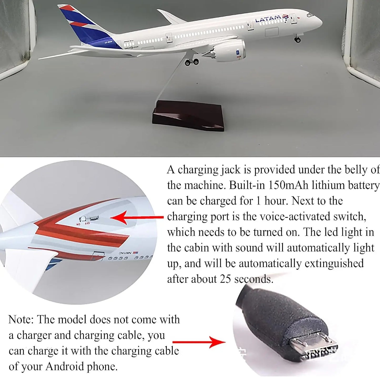 Dreamliner B787 escala 1:150 LanChile LATAM Airlines Diecast Model Airlines avión de resina juguetes colección exhibición regalo Fan