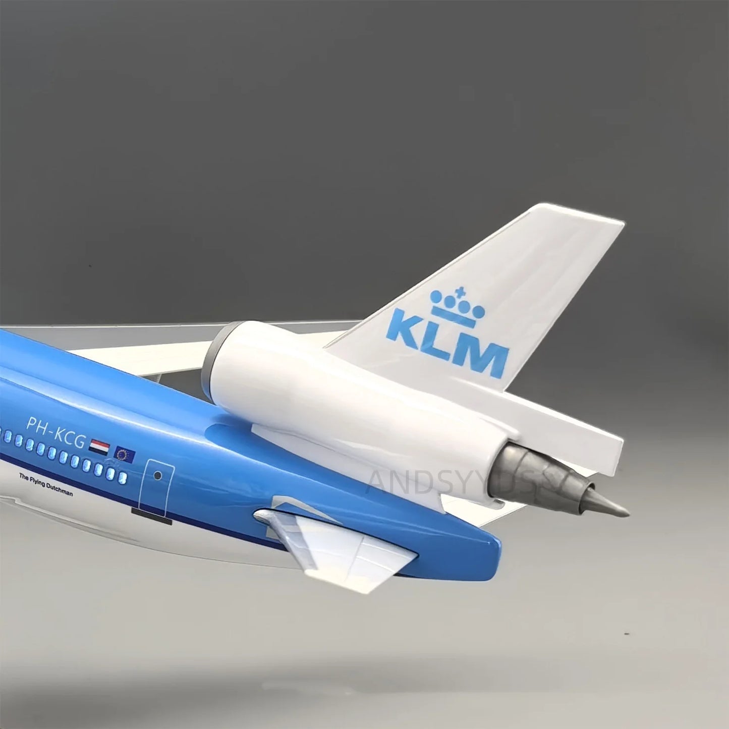 Nuevo modelo de avión KLM MD11, 47cm, MD-11 holandés real, avión de pasajeros para colección, regalo de cumpleaños