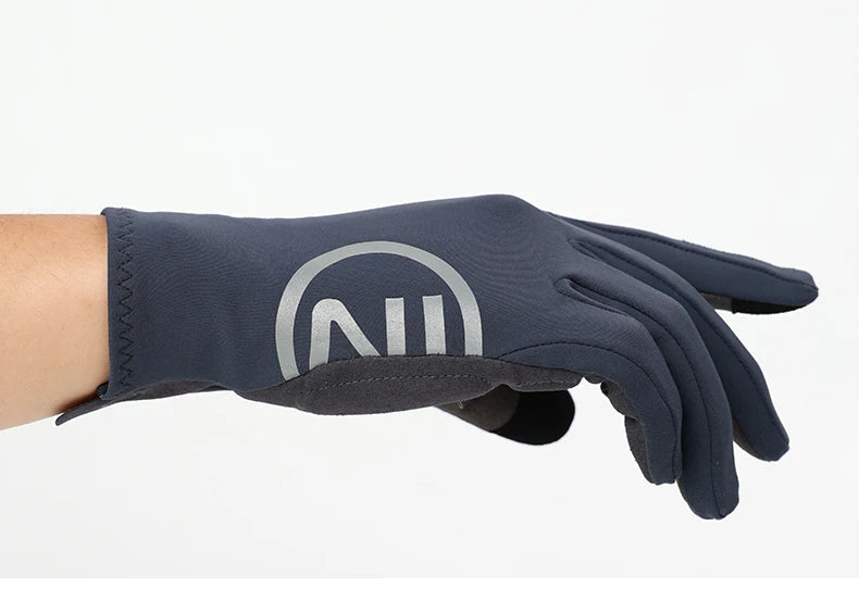 INBIKE 2024 guantes de ciclismo acolchados de Gel para hombres Otoño Invierno guantes de lana para bicicleta de carretera MTB accesorios de bicicleta con pantalla táctil de dedo completo