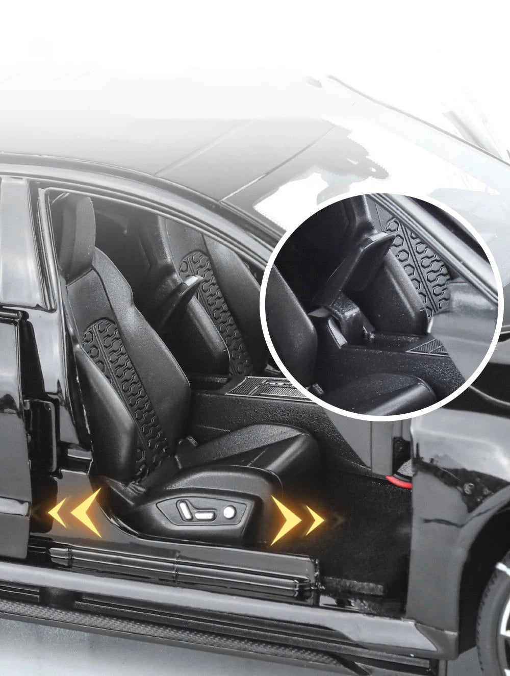 1:18 Key Remote Control Version AUDI RS7 Alloy Sports Car Model Diecast Metal Racing Car Vehicle Model Sound Light Kids Toy Gift