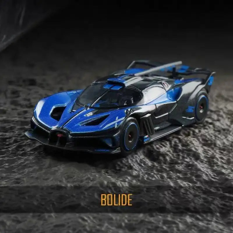 Bburago 1:64 Bugatti Bolide Flying Fire Meteor Alloy Die Cast Car Model Collection Supercar Toys Birthday Gift