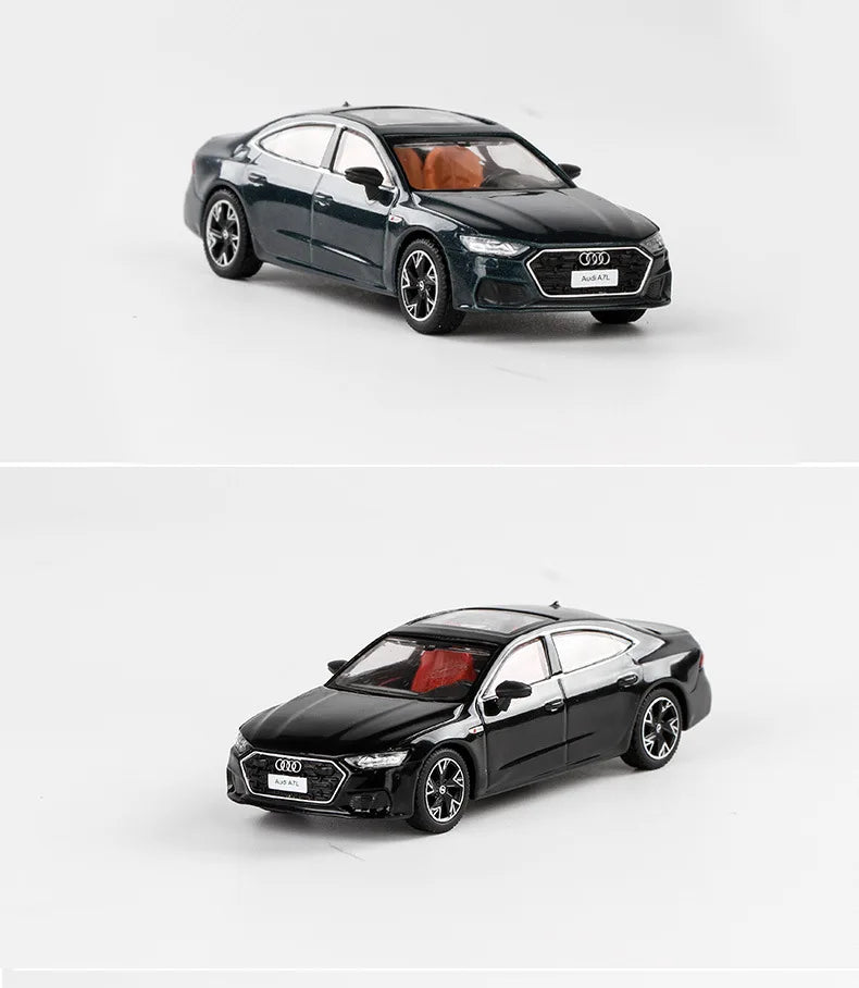 JKM 1:64 AUDI A7 2022 Alloy Car Diecasts & Toy Vehicles Car Model Miniature Scale Model Car For Children