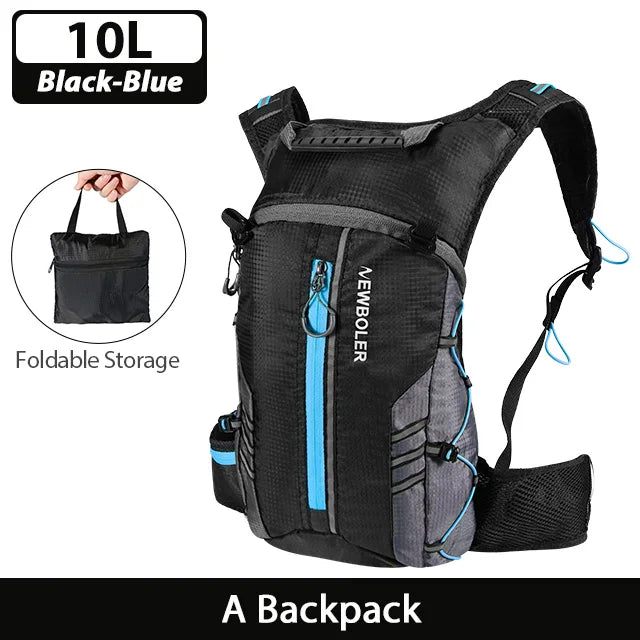 NEWBOLER-Bolsa deportiva repelente al agua para exteriores, mochila de hidratación para ciclismo, viaje, senderismo, escalada, MTB, bicicleta de carretera