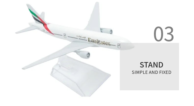 Escala 1:400 réplica de avión de Metal Delta B747 avión Boeing Airbus modelo de aviación Diecast arte en miniatura juguetes para niños