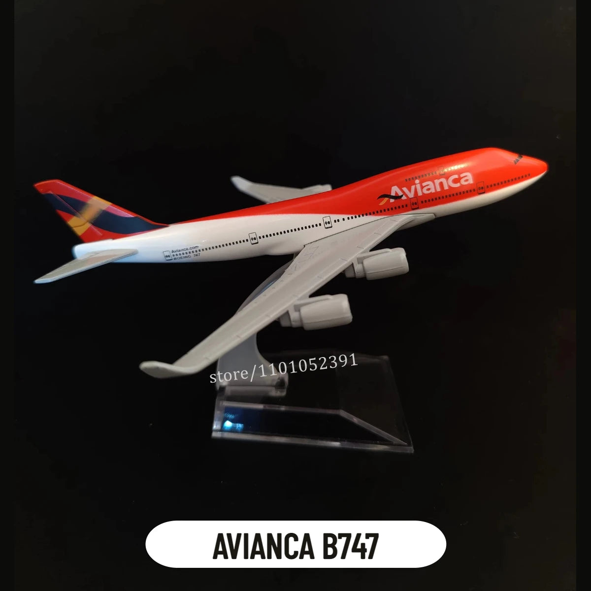 Escala 1:400 réplica de avión de Metal Delta B747 avión Boeing Airbus modelo de aviación Diecast arte en miniatura juguetes para niños