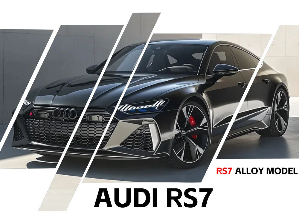 1:18 Key Remote Control Version AUDI RS7 Alloy Sports Car Model Diecast Metal Racing Car Vehicle Model Sound Light Kids Toy Gift