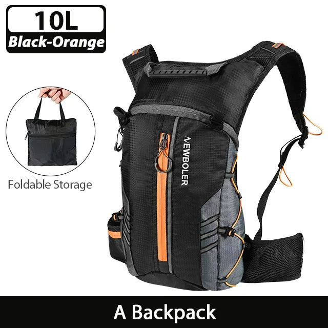 NEWBOLER-Bolsa deportiva repelente al agua para exteriores, mochila de hidratación para ciclismo, viaje, senderismo, escalada, MTB, bicicleta de carretera