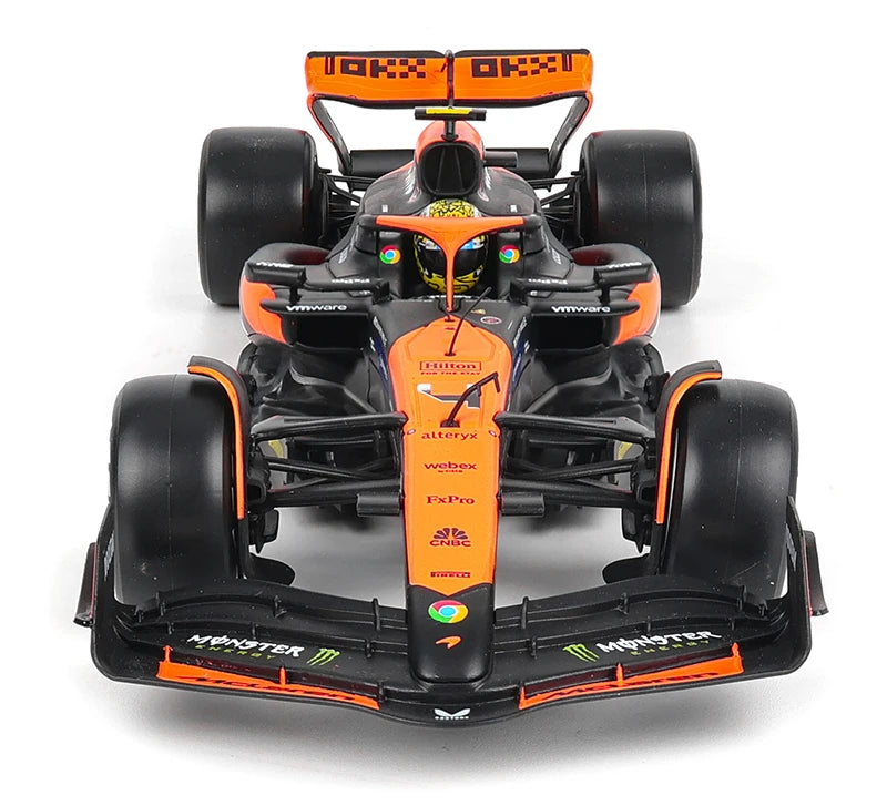 Bburago 1:24 2024 McLaren F1 4 # Lando Norris 81 # Oscar Piastri Die Casting modelo de precisión colección de modelos de coches