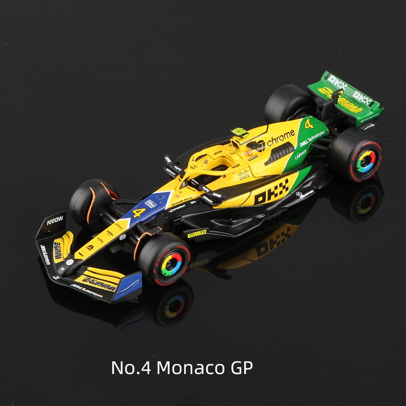 Bburago 1:43 2024 F1 Model MCL38 W15 SF24 RB20 A524 Alloy Miniature Diecast Formula Racing Car Toy