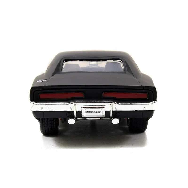 1:24 Fast And Furious 1970 Dodge Charger modelo de coche caballos de aleación fundidos modelos de vehículos musculosos juguete coleccionar adornos