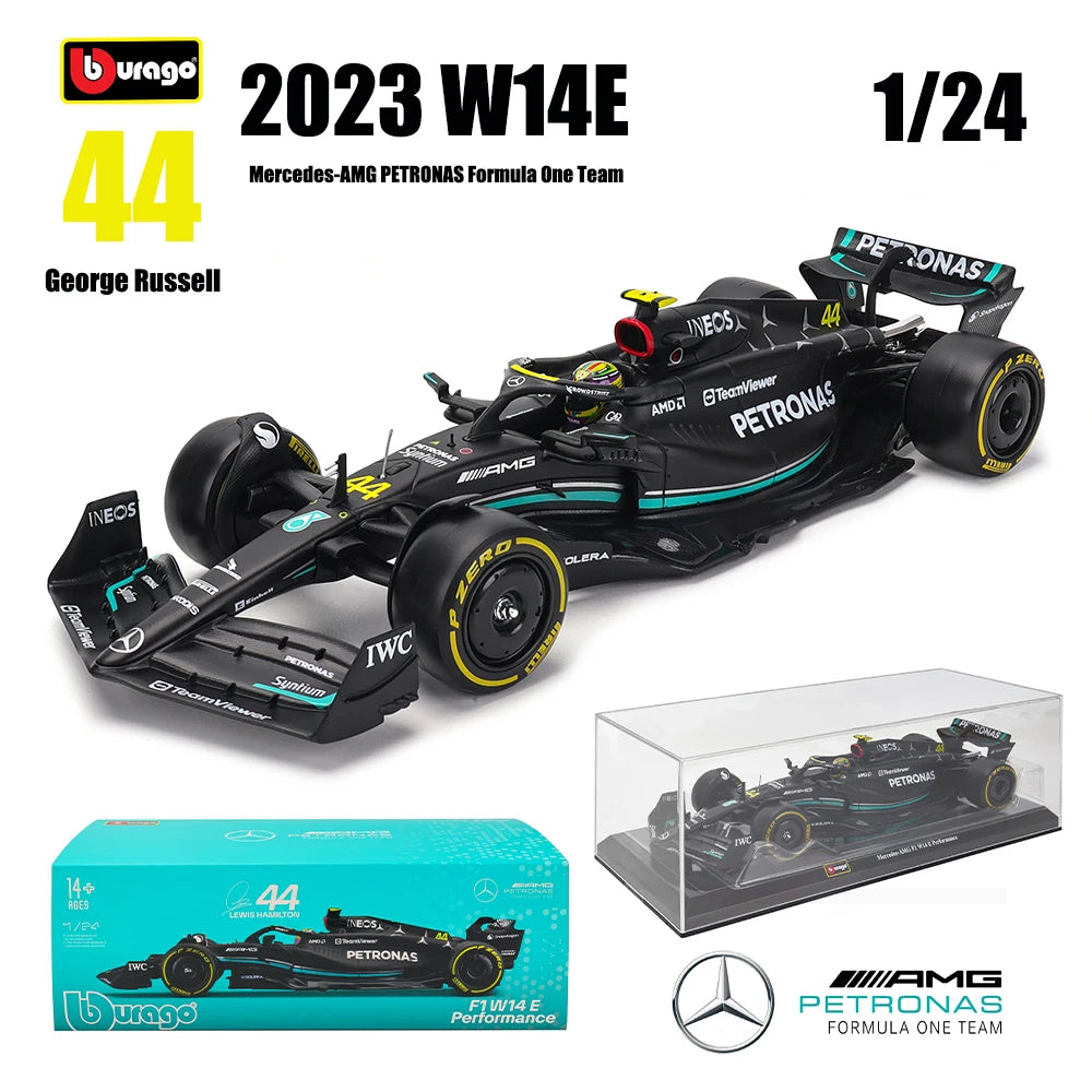 Bburago 1:24 2024 McLaren F1 4 # Lando Norris 81 # Oscar Piastri Die Casting modelo de precisión colección de modelos de coches