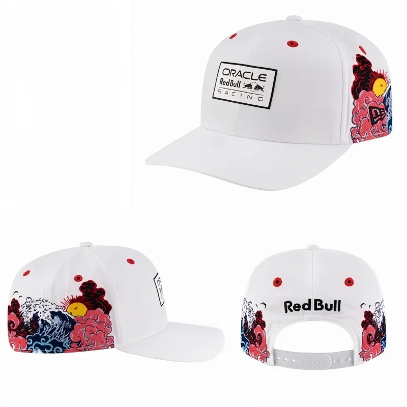 Gorra de béisbol clásica de toro rojo, sombrero de carreras de toro rojo, deportes al aire libre para hombres y mujeres, sombrero de toro rojo, protector solar, sombrero de sol de toro rojo