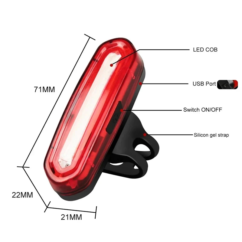 Luz de bicicleta T6 LED frontal USB recargable MTB lámpara de bicicleta de montaña 1000LM faro de bicicleta linterna ciclismo Scooter cola