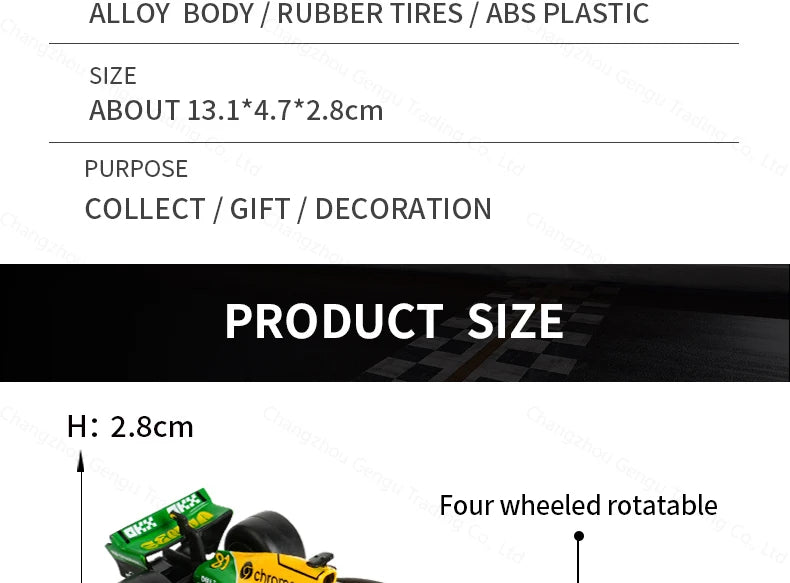 Bburago 1:43 2024 Mclaren MCL38 Miami Monaco F1 Formula Car Die Cast Vehicles Collectible Model Racing Toys