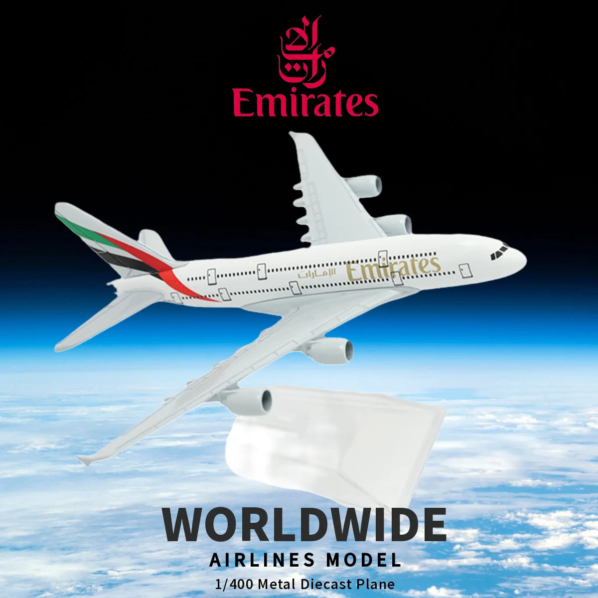 Escala 1:400 réplica de avión de Metal Delta B747 avión Boeing Airbus modelo de aviación Diecast arte en miniatura juguetes para niños