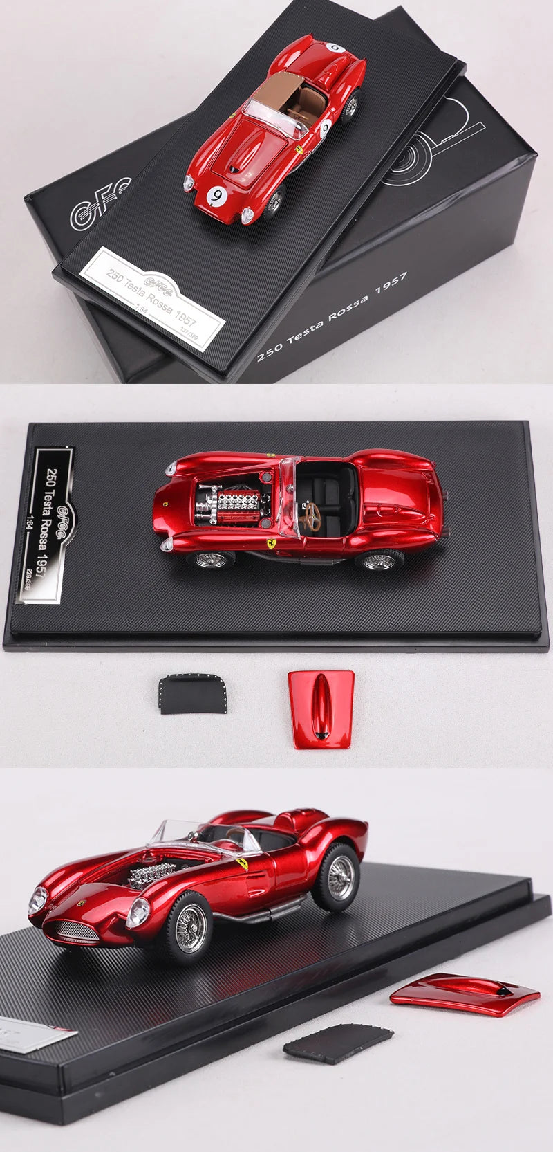 GFCC 1:64 250TR Coche modelo de aleación convertible