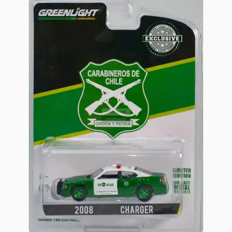 GreenLight Diecast 1:64 escala 2008/2018/2006 cargador aleación simulación coche modelo colección clásica exhibición niños juguetes