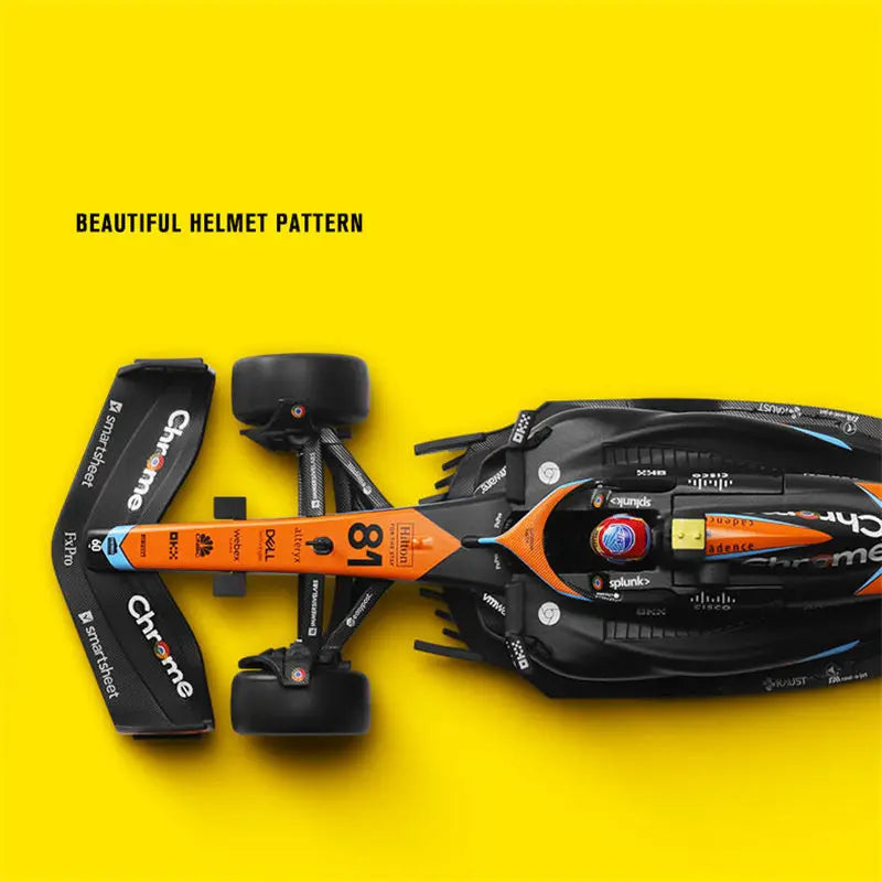 1:24 MCL60 2023 4# Lando Norris P2 British GP Mclaren F1 #81 Oscar Piastri Diecast Racing SuperCar Model Competition Vehicle Toy