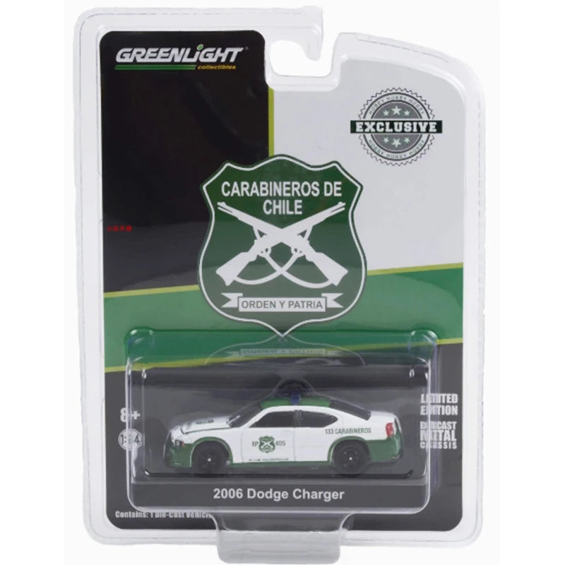 GreenLight Diecast 1:64 escala 2008/2018/2006 cargador aleación simulación coche modelo colección clásica exhibición niños juguetes