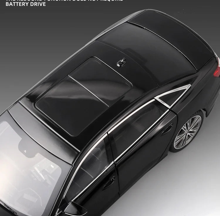 1:18 AUDI A6L Large Alloy Metal Diecast Car Model Sound & Light Collect Ornaments Decorate Gift For Boyfriend Present Birthday