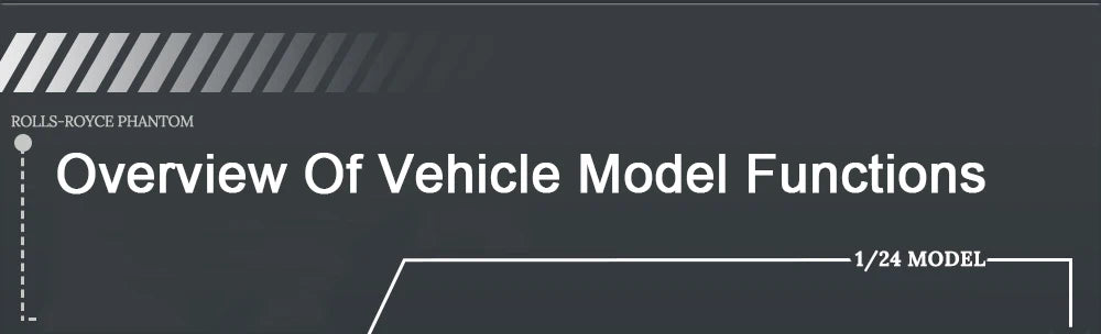 1/24 Rolls Royce Phantom Diecast Toy Cars Model Simulated Pull Back Limousine Zinc Alloy Metal Toy Car for Kids Gifts Collection